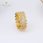 Bague Pierre Multi-Rangs Dentelle 5009