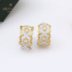 Boucles d'oreilles Fretworks étoilées soyeuses 5399
