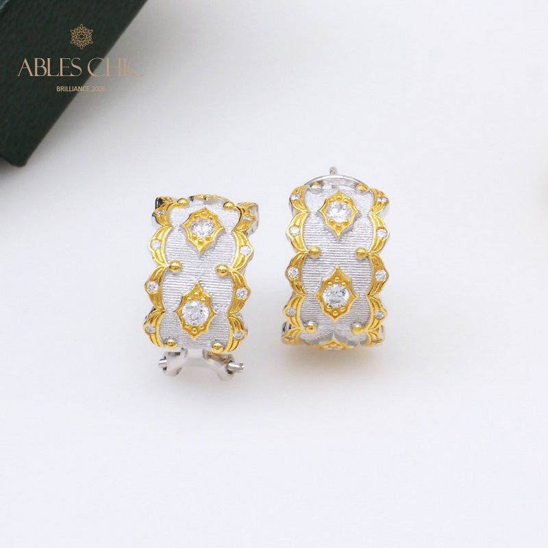 Boucles d'oreilles Fretworks étoilées soyeuses 5399