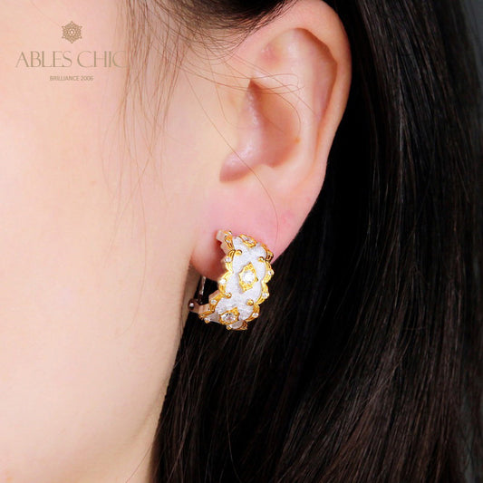 Boucles d'oreilles Fretworks étoilées soyeuses 5399