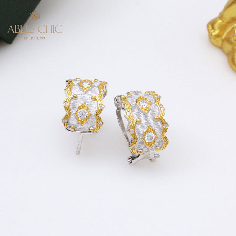 Boucles d'oreilles Fretworks étoilées soyeuses 5399