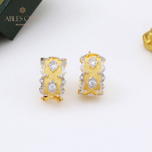 Boucles d'oreilles Fretworks étoilées soyeuses 5398