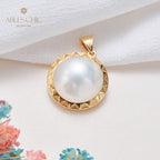 Pendentif minimaliste perle Mabe 5841
