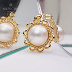 Pendentif perle Mabe halo ondulé 5847