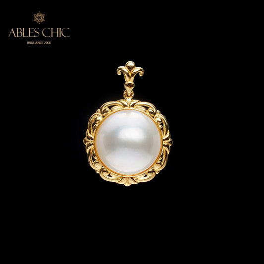 Pendentif en filigrane de perles Mabe 5905