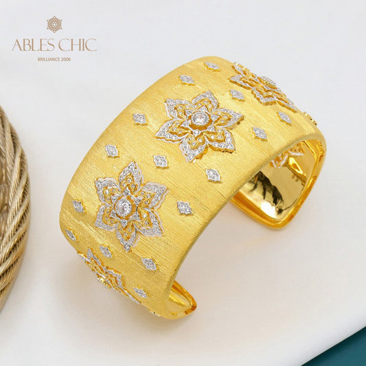 Bracelet Soyeux Fleurs Sunburst 5649