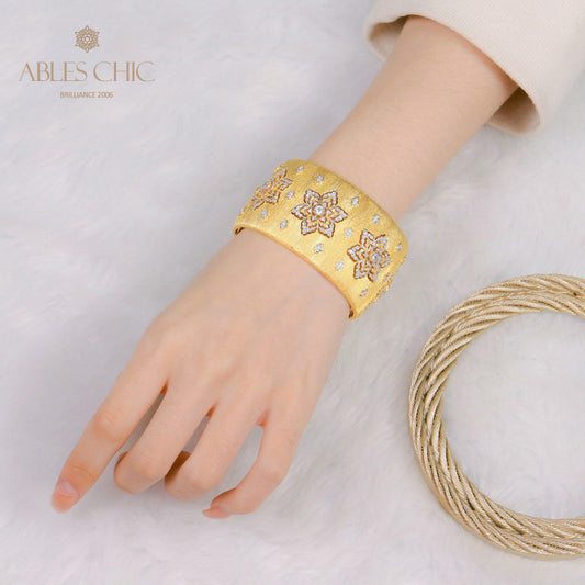 Bracelet Soyeux Fleurs Sunburst 5649