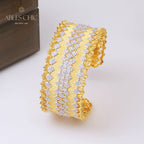 Bracelet étoilé élément en tissu 5076