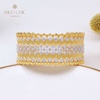 Bracelet étoilé élément en tissu 5076