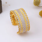 Bracelet étoilé élément en tissu 5076