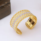 Bracelet étoilé élément en tissu 5076