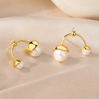 Boucles d'oreilles chandelier en perles d'eau douce PE1025