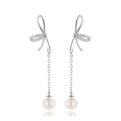Boucles d'oreilles papillon en perles d'eau douce PE1045