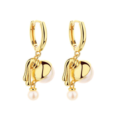 Boucles d'oreilles Fleurs Perles d'Eau Douce PE1001