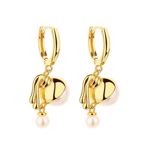 Boucles d'oreilles Fleurs Perles d'Eau Douce PE1001