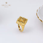 Bague Trèfle à Fretwork Dense 5360