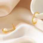 Huggies en fil de perles d'eau douce PE1036
