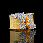 Bague florale embellissement CZ 5572