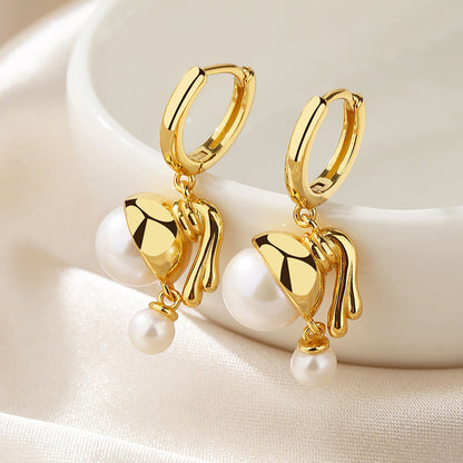 Boucles d'oreilles Fleurs Perles d'Eau Douce PE1001