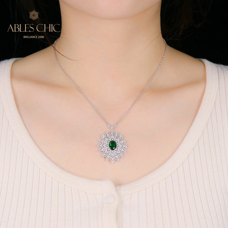 Collier en filigrane en forme de larme de dentelle 5667
