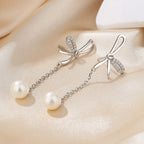 Boucles d'oreilles papillon en perles d'eau douce PE1045