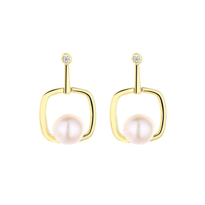 Boucles d'oreilles en fil de perles d'eau douce PE1042