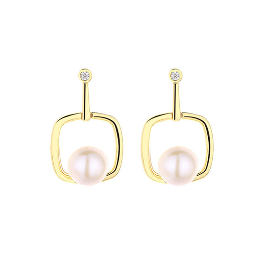 Boucles d'oreilles en fil de perles d'eau douce PE1042