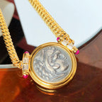 Collier de pièces antiques grecques Zeus 5842