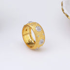 Bague Soyeuse Fleurs Étoilées 5027