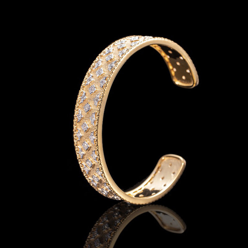 Bracelet étoilé de tempérament en tissu 6038