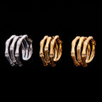 Bague en bambou hautement poli 5739