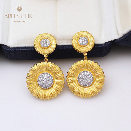 Boucles d'oreilles florales Daisy Chandelier 5300