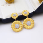 Boucles d'oreilles florales Daisy Chandelier 5300