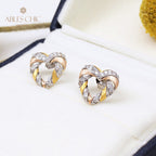 Boucles d'oreilles Trio-Tone Coeur Infini 5292