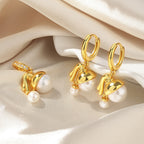 Boucles d'oreilles Fleurs Perles d'Eau Douce PE1001
