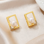 Boucles d'oreilles filaires perles d'eau douce PE1050