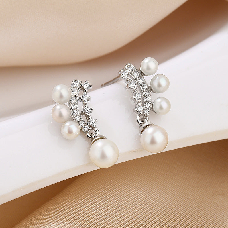 Clous de grappes florales de perles PE1037