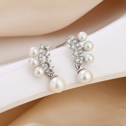 Clous de grappes florales de perles PE1037