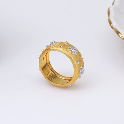 Bague Soyeuse Fleurs Étoilées 5027