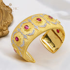 Bracelet Soyeux Fleurs de Rubis 5605