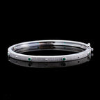 Bracelet Jonc Fleurs En Tissu 5680