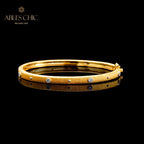 Bracelet Jonc Fleurs En Tissu 5680