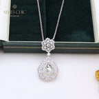 Collier de perles en forme de larme en filigrane 6275