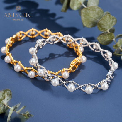 Bracelet de perles en chaîne de corde infini 6109