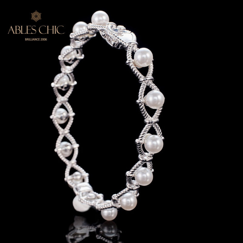 Bracelet de perles en chaîne de corde infini 6109