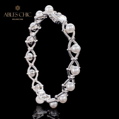 Bracelet de perles en chaîne de corde infini 6109