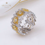 Bague Florale Guirlande Aérée 5138