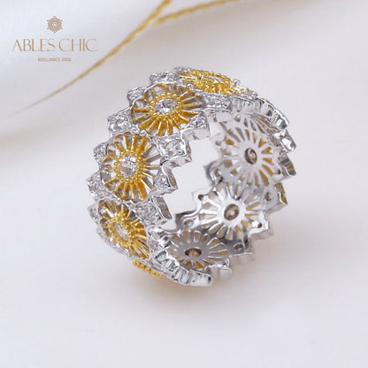 Bague Florale Guirlande Aérée 5138