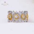 Bague Florale Guirlande Aérée 5138