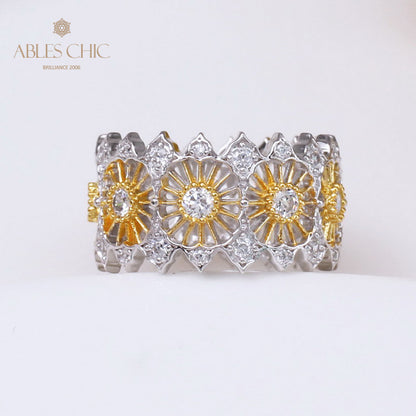 Bague Florale Guirlande Aérée 5138